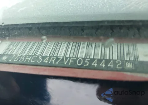 1997 Chevrolet C3500 Chassis from USA, damaged, VIN 1GBHC34R7VF054442